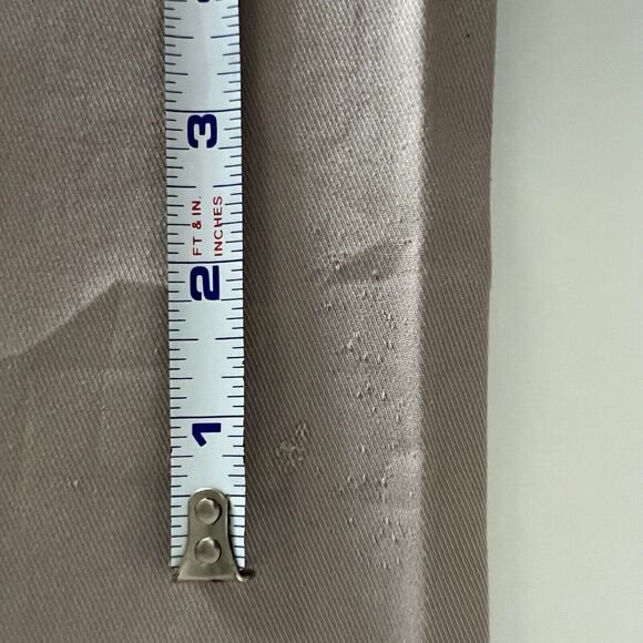 Valentino Roma Spa Pants Womens Size 2 Italy Size 38/2 Raw Hem Cream Gray Taupe - Picture 11 of 16